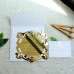 Gold Mirror Acrylic Invitation Card Greeting Invitation Personalized Custom